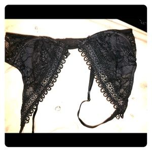 Sexy black Victoria Secret lace lingerie type bra